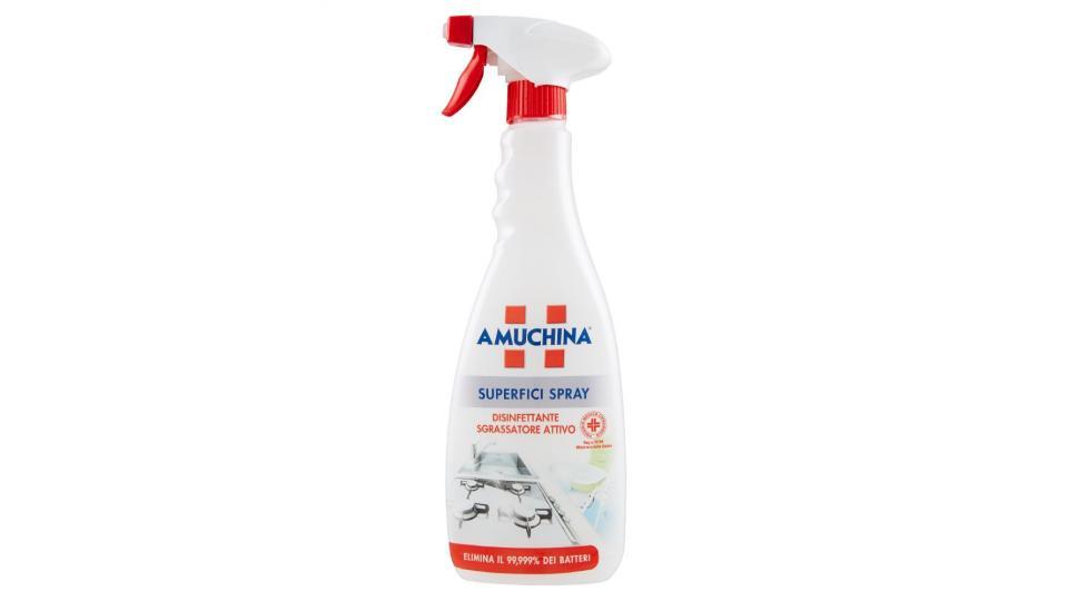 Amuchina, Superfici spray
