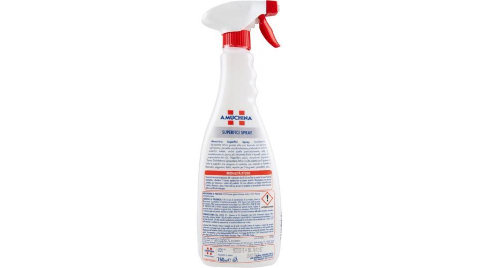 Amuchina, Superfici spray