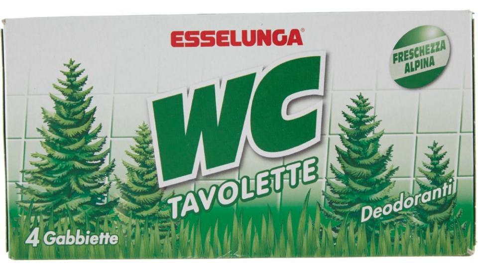Esselunga, WC tavolette freschezza alpina