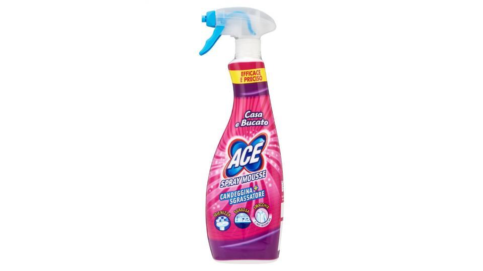 Ace, Casa e Bucato spray mousse candeggina