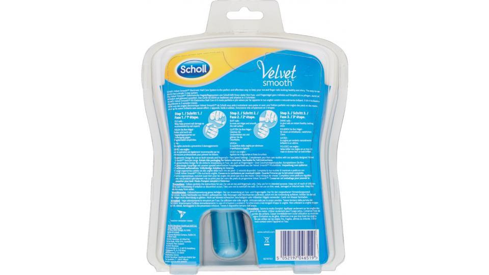 Scholl, Velvet Smooth kit elettronico nail care