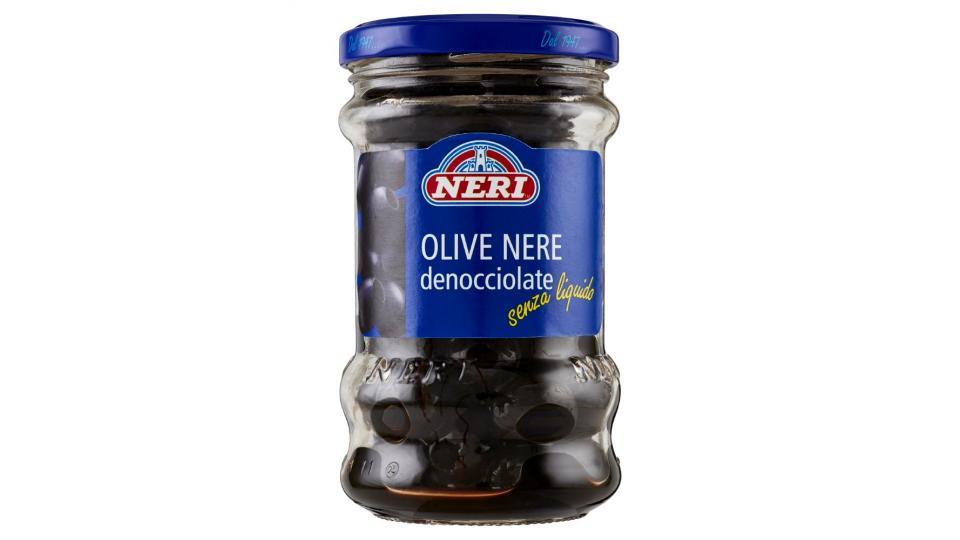 Neri, olive nere denocciolate