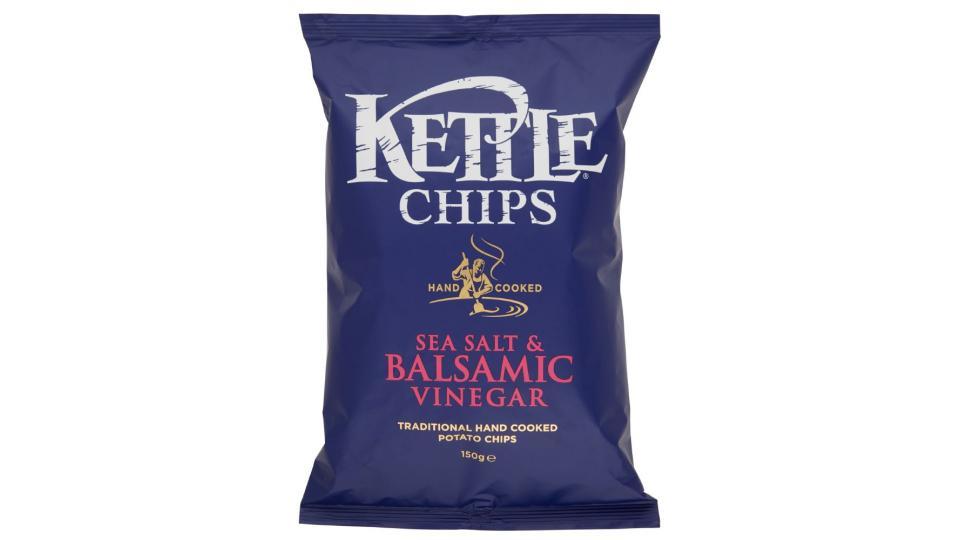 Kettle Chips, sale marino e aceto balsamico