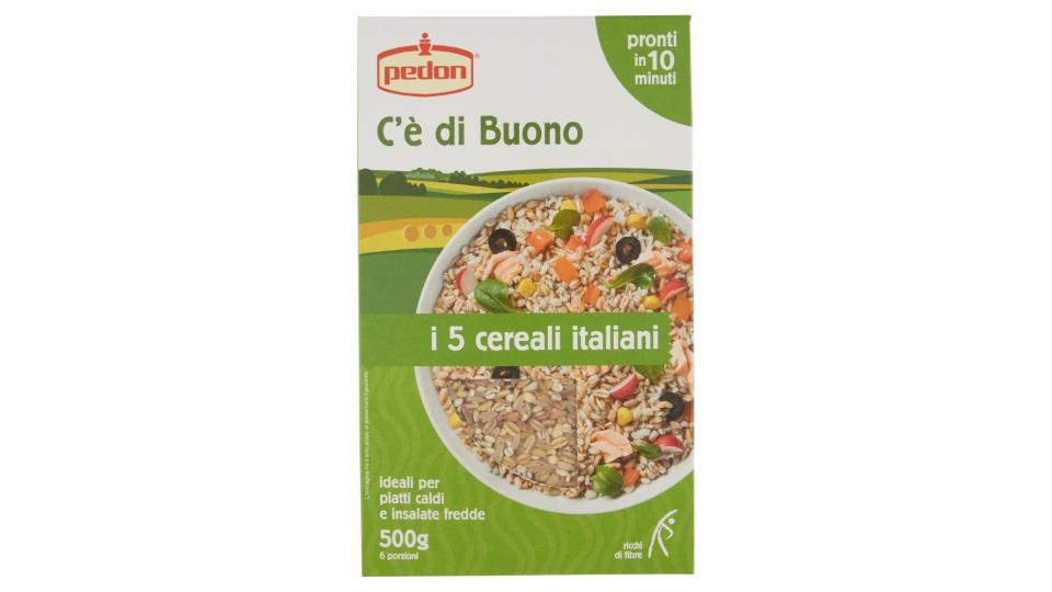 Pedon, C'è di buono I 5 cereali italiani grano farro orzo riso e avena