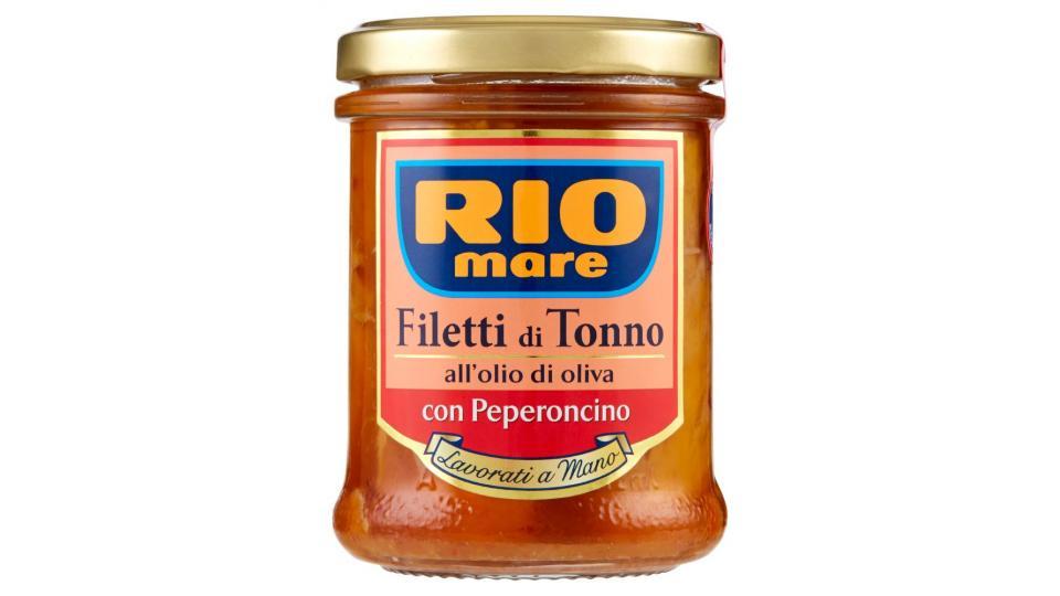 Rio Mare, Lavorati a Mano filetti di tonno all'olio di oliva con peperoncino