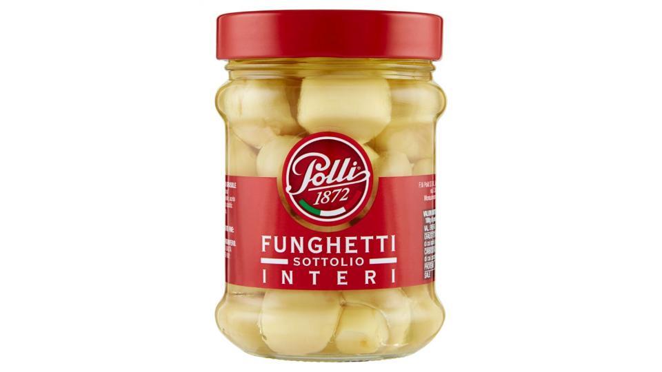 Polli, funghetti sottolio