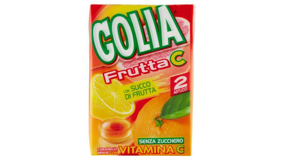 Golia caramelle con succo di frutta arricchite con vitamina C senza zucchero senza glutine