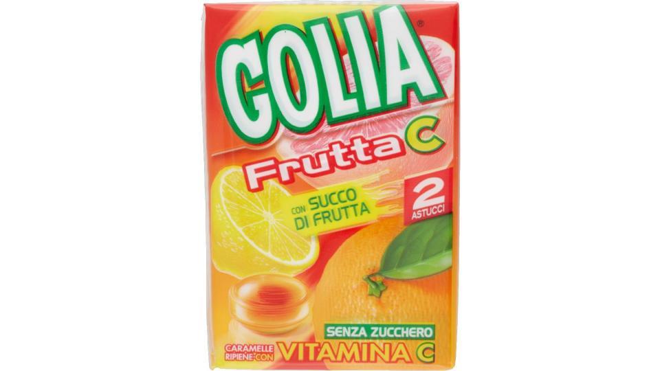 Golia caramelle con succo di frutta arricchite con vitamina C senza zucchero senza glutine