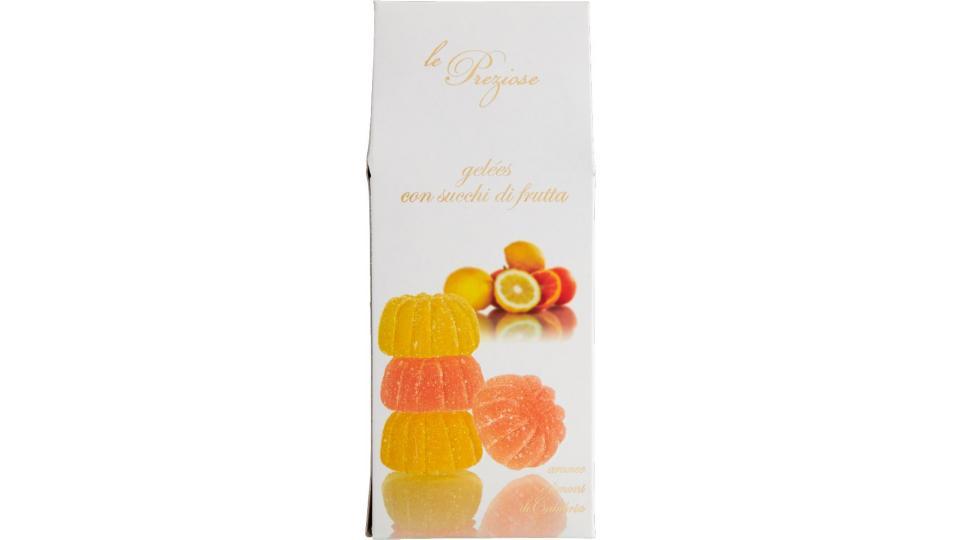 Le Preziose caramelle gelees di frutta gusto arance e limoni di Calabria