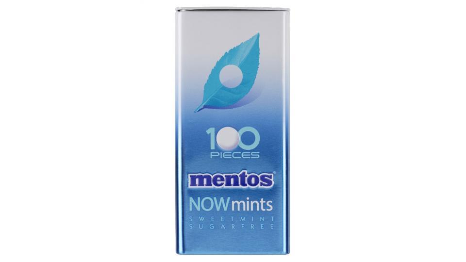 Mentos Now Mints 100 microconfetti senza zucchero gusto menta