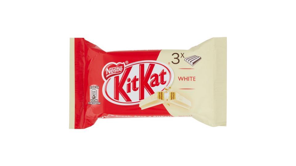 Kit Kat, White Snack con wafer ricoperto di cioccolato bianco conf.