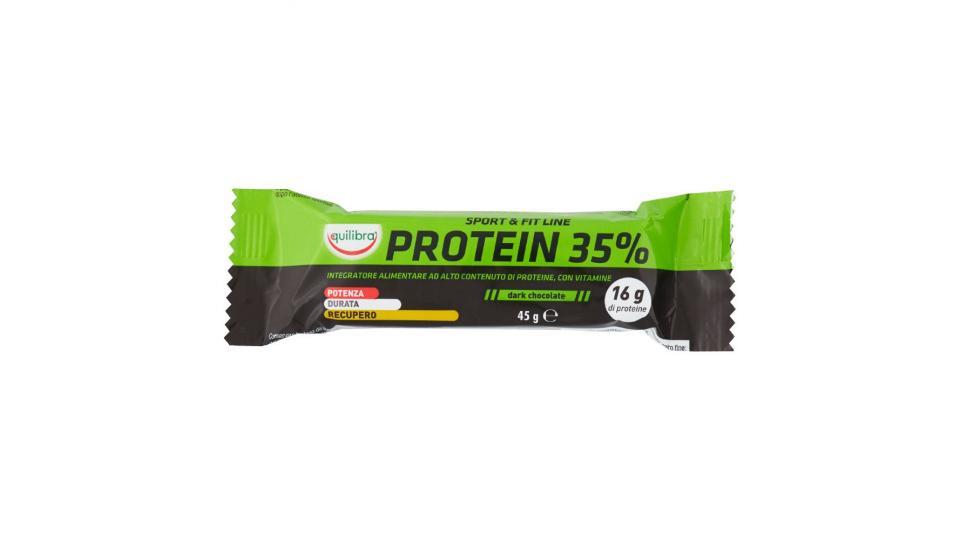 Equilibra Sport & Fit Line Protein 35% barretta dark chocolate