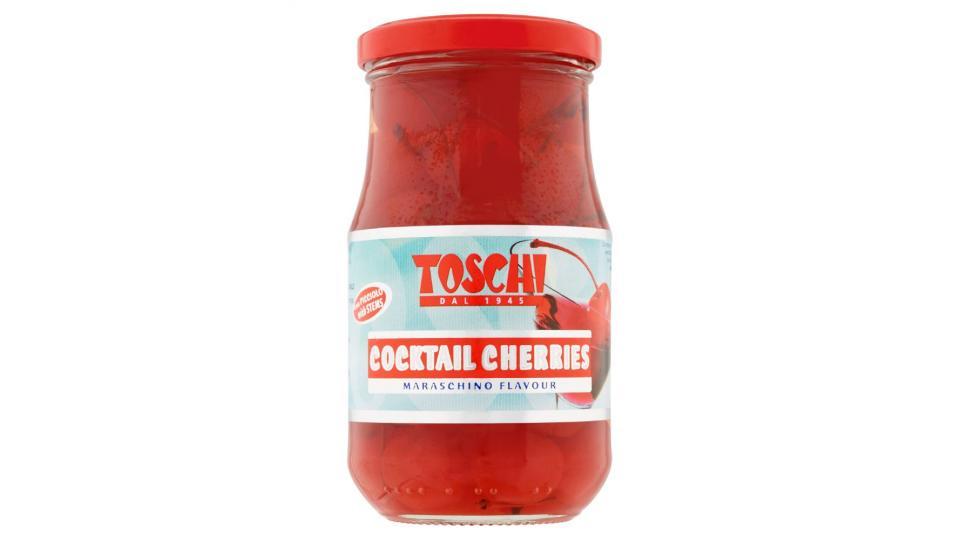 Toschi, Cocktail cherries maraschino flavour