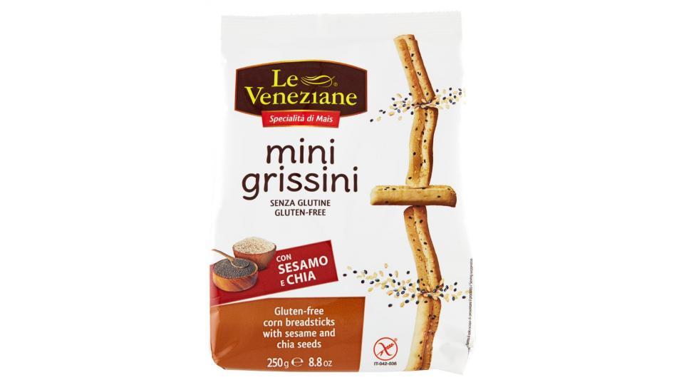 Le Veneziane, mini grissini con sesamo e chia