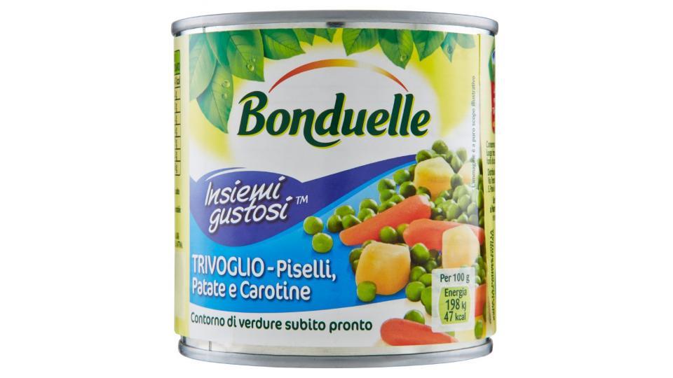 Bonduelle, Insiemi Gustosi trivoglio con piselli, patate e carotine