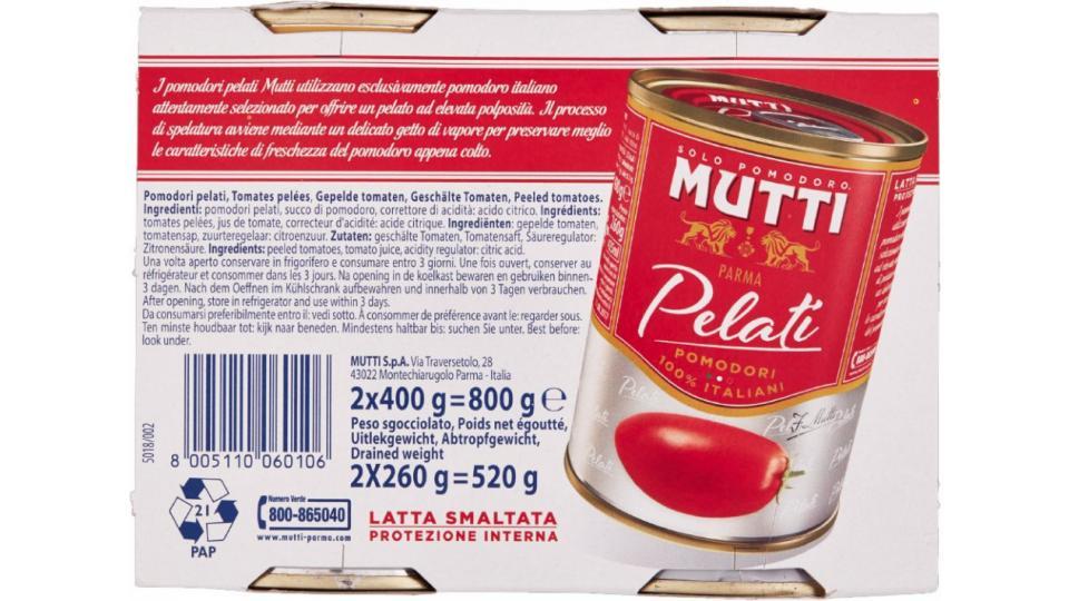 Mutti, pomodori pelati