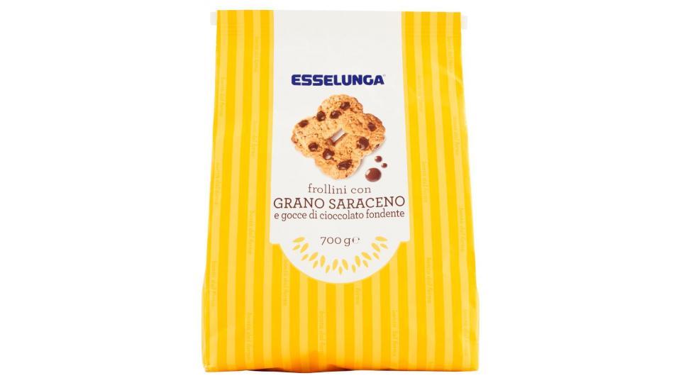 Esselunga, frollini con grano saraceno e gocce di cioccolato fondente