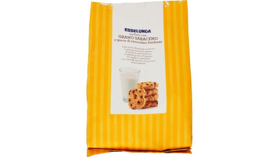 Esselunga, frollini con grano saraceno e gocce di cioccolato fondente