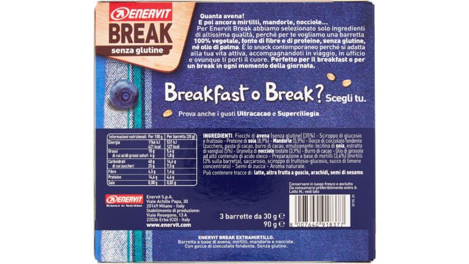 Enervit, Break extra mirtillo barrette