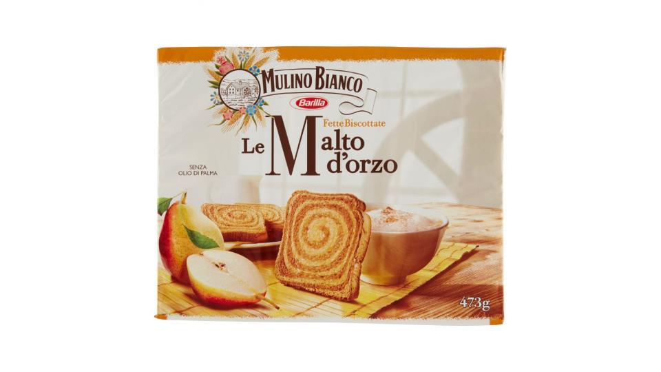 Mulino Bianco, le Malto d'Orzo fette biscottate