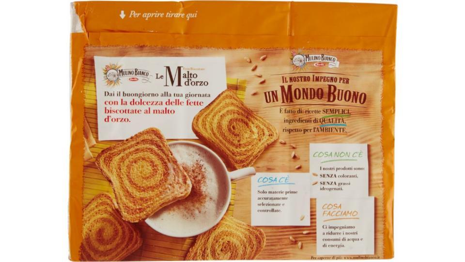 Mulino Bianco, le Malto d'Orzo fette biscottate