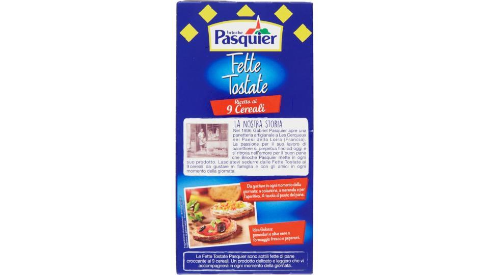 Brioche Pasquier, fette tostate ricetta ai 9 Cereali 24 fette biscottate