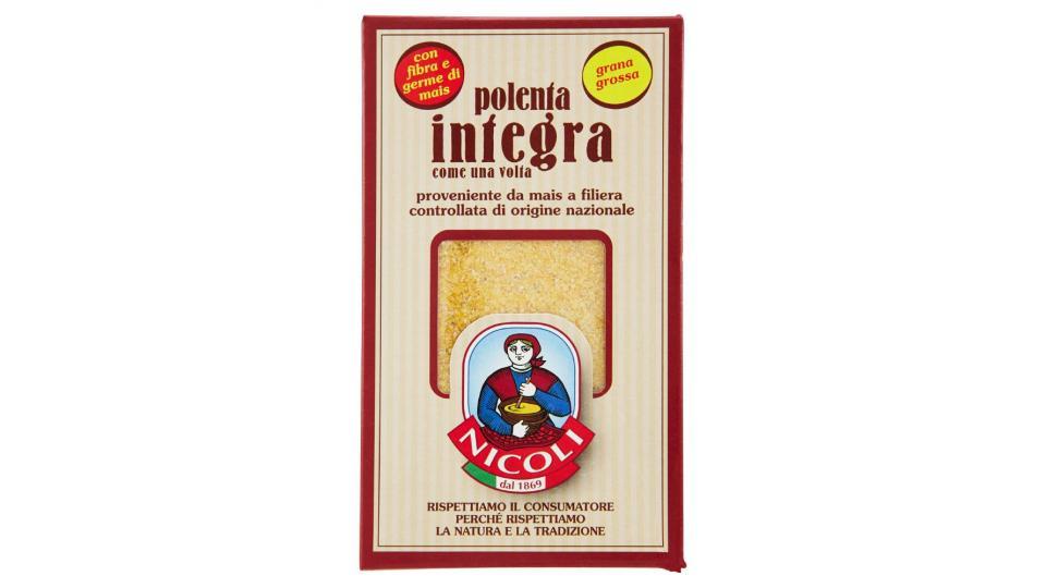 Nicoli, polenta integra come una volta