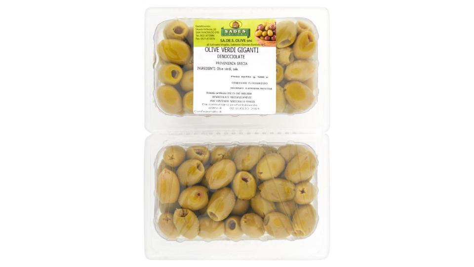 Citres olive verdi giganti snocciolate