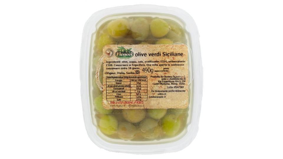 Olive verdi Siciliane