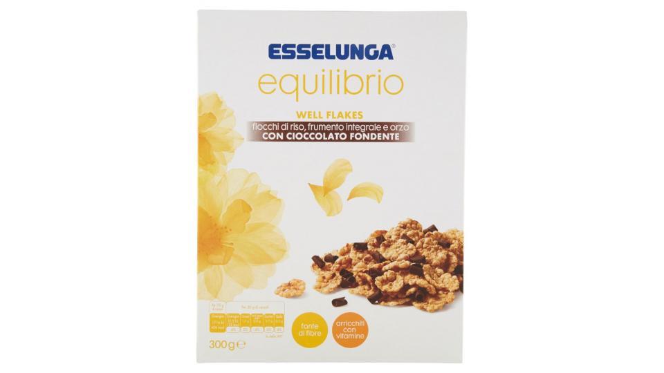 Esselunga Equilibrio, Well flakes cioccolato fondente