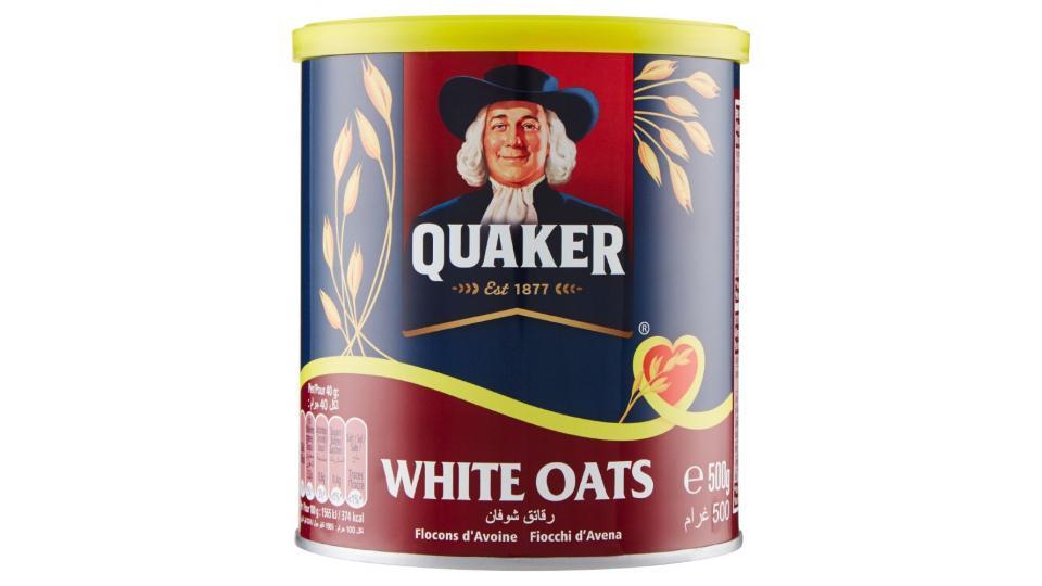 Quaker, White Oats fiocchi d'avena