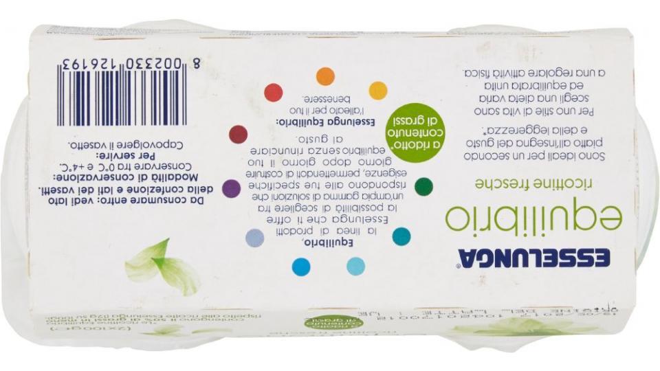 Esselunga equilibrio ricottine fresche