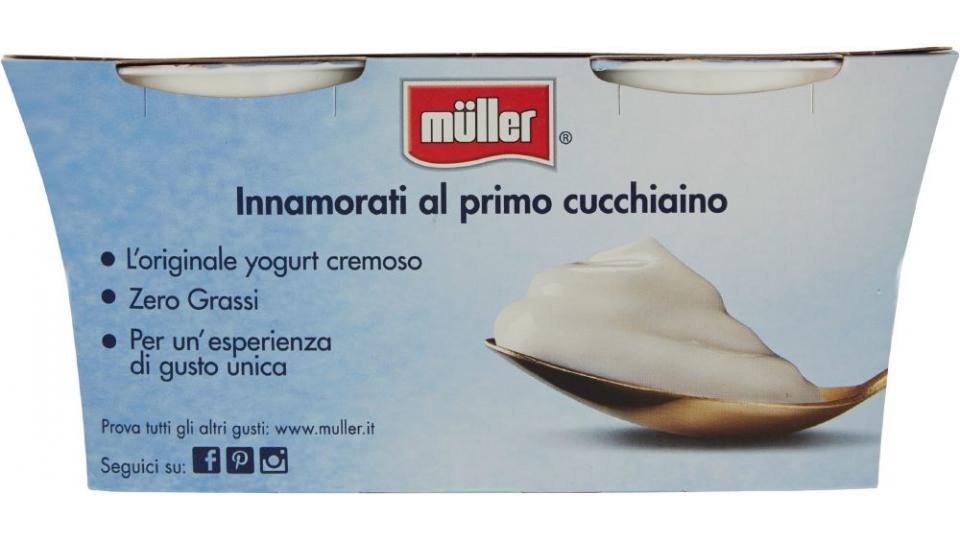 Müller, crema di yogurt 0% grassi bianco