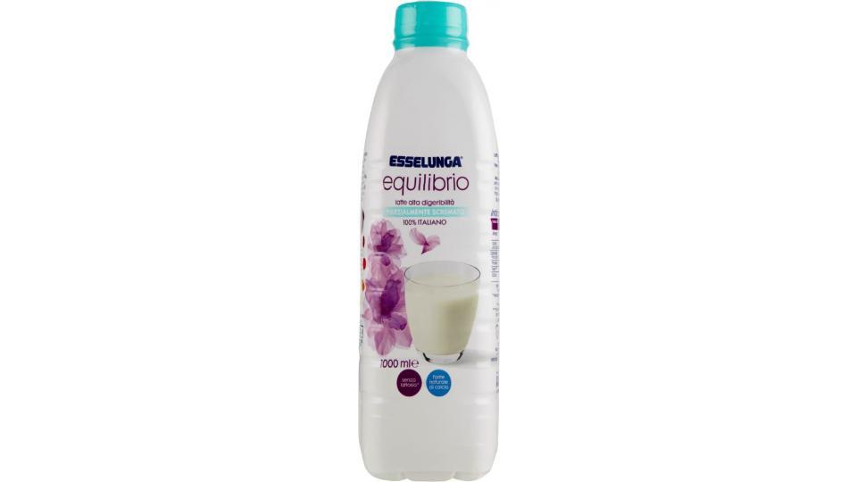 Esselunga Equilibrio, latte UHT alta digeribilità parzialmente scremato 100% italiano