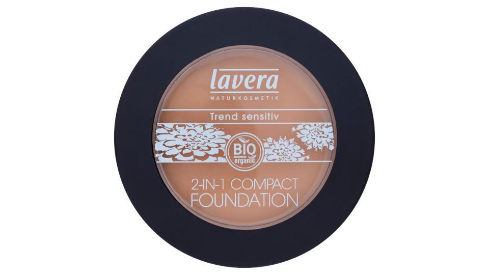Lavera Bio Fondotinta + cipria compatta 2 in 1 honey 03