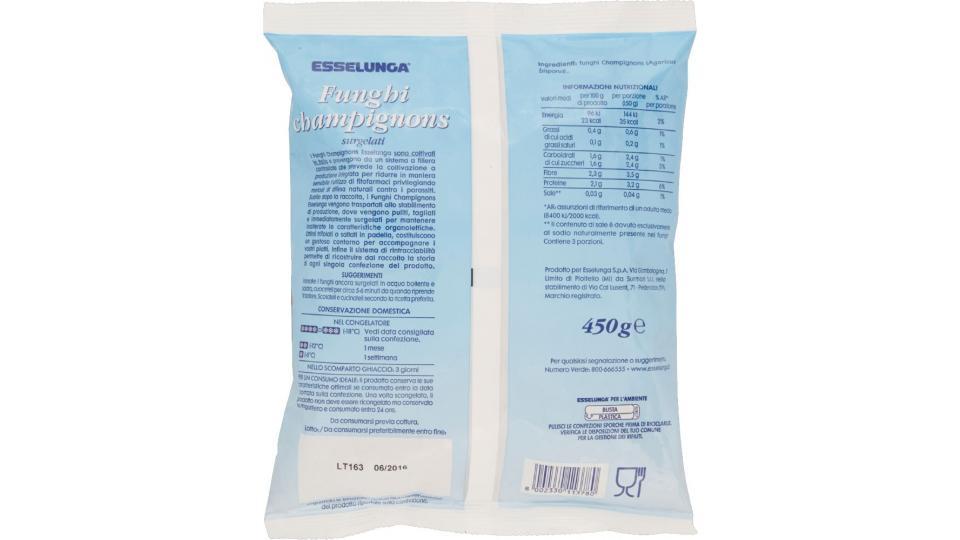 Esselunga, funghi champignons surgelati