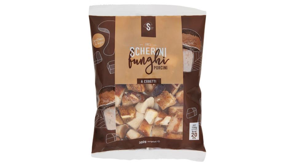 Scherini, funghi porcini cubetti surgelati