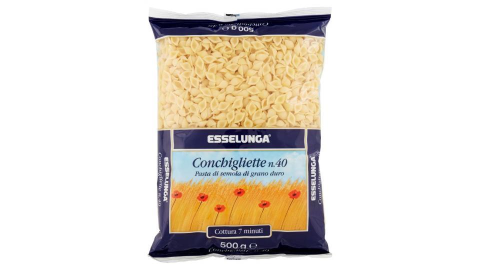 Esselunga, Conchigliette n. 40 pasta di semola di grano duro