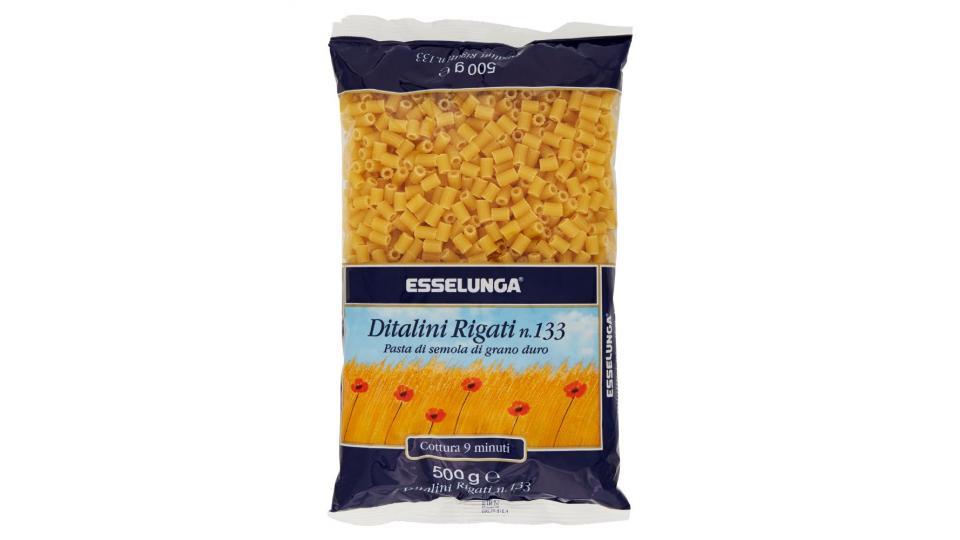 Esselunga, Ditalini Rigati n. 133 pasta di semola di grano duro