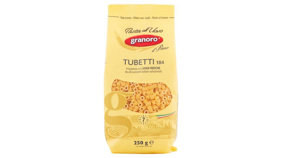 Granoro, Tubetti n. 184 pasta all'uovo