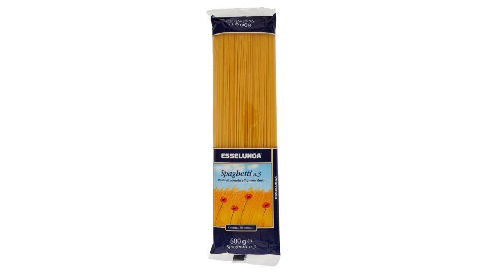 Esselunga, Spaghetti n. 3 pasta di semola di grano duro