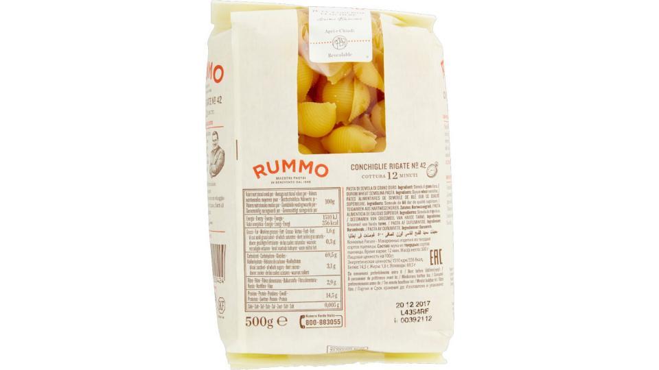 Rummo, Conchiglie Rigate n. 42 pasta di semola di grano duro