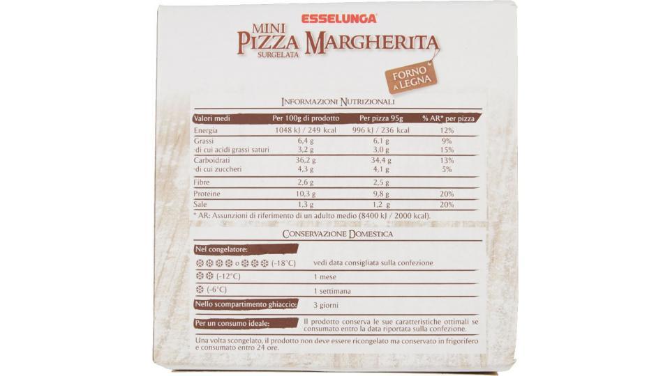Esselunga, mini pizza Margherita surgelata