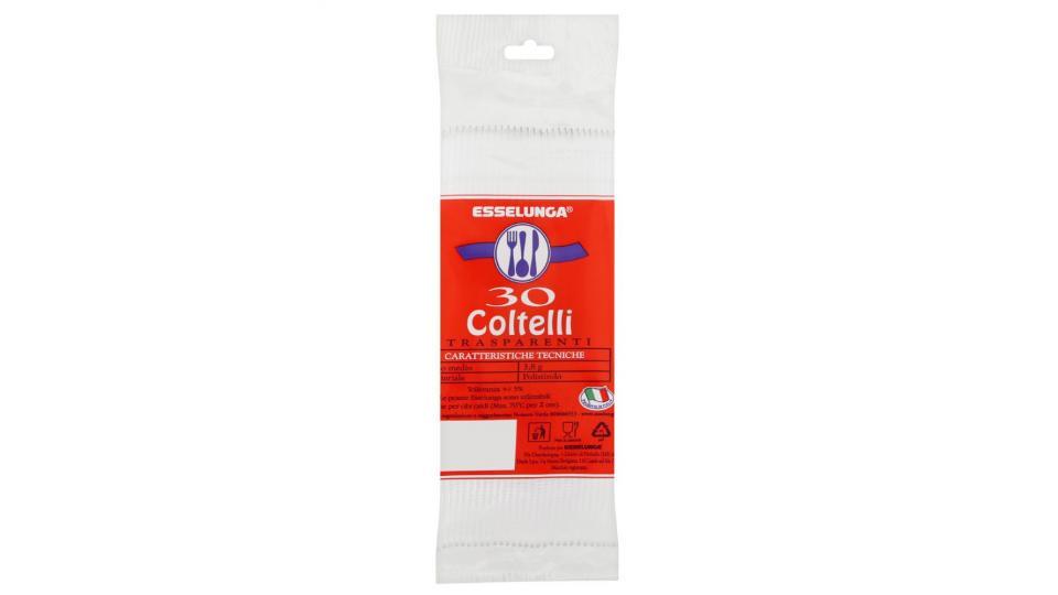 Esselunga Coltello di plastica trasparente usa e getta