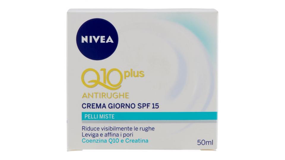 Nivea Q10 Plus Antirughe Crema giorno SPF 15, per pelli miste