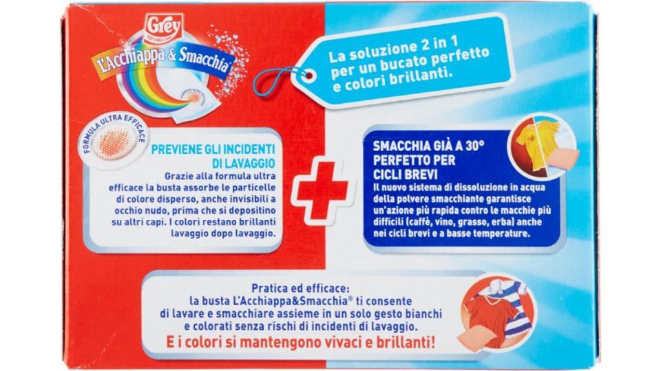 Grey L'acchiappa & Smacchia color expert 2 in 1 smacchia già a 30° proteggendo i colori