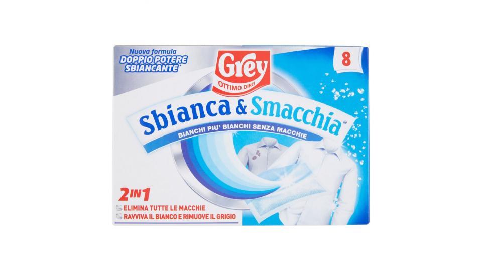 Grey Sbianca e Smacchia 2 in 1 elimina le macchie, ravviva il bianco