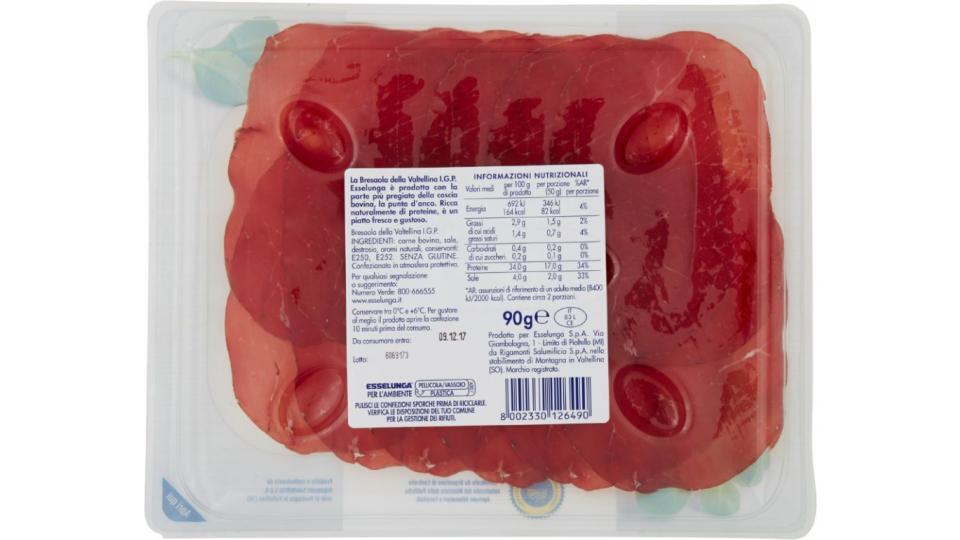 Esselunga, bresaola della Valtellina IGP a fette