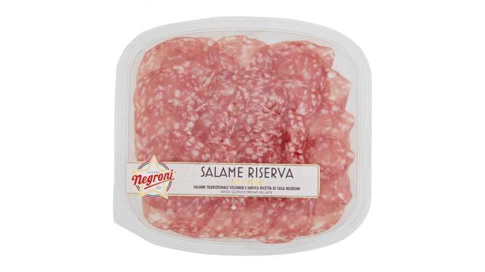 Negroni, salame riserva a fette