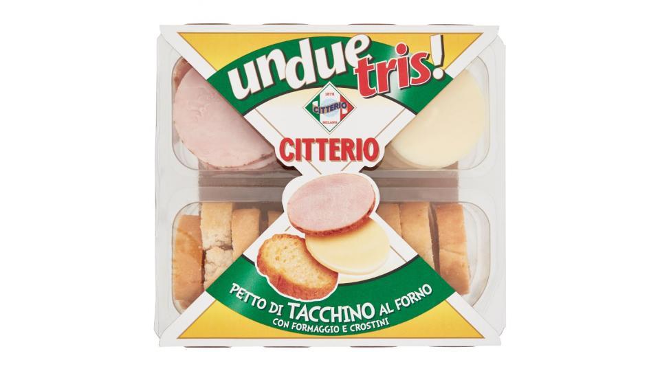 Citterio, Un Due Tris! Petto di tacchino al forno con formaggio e crostini